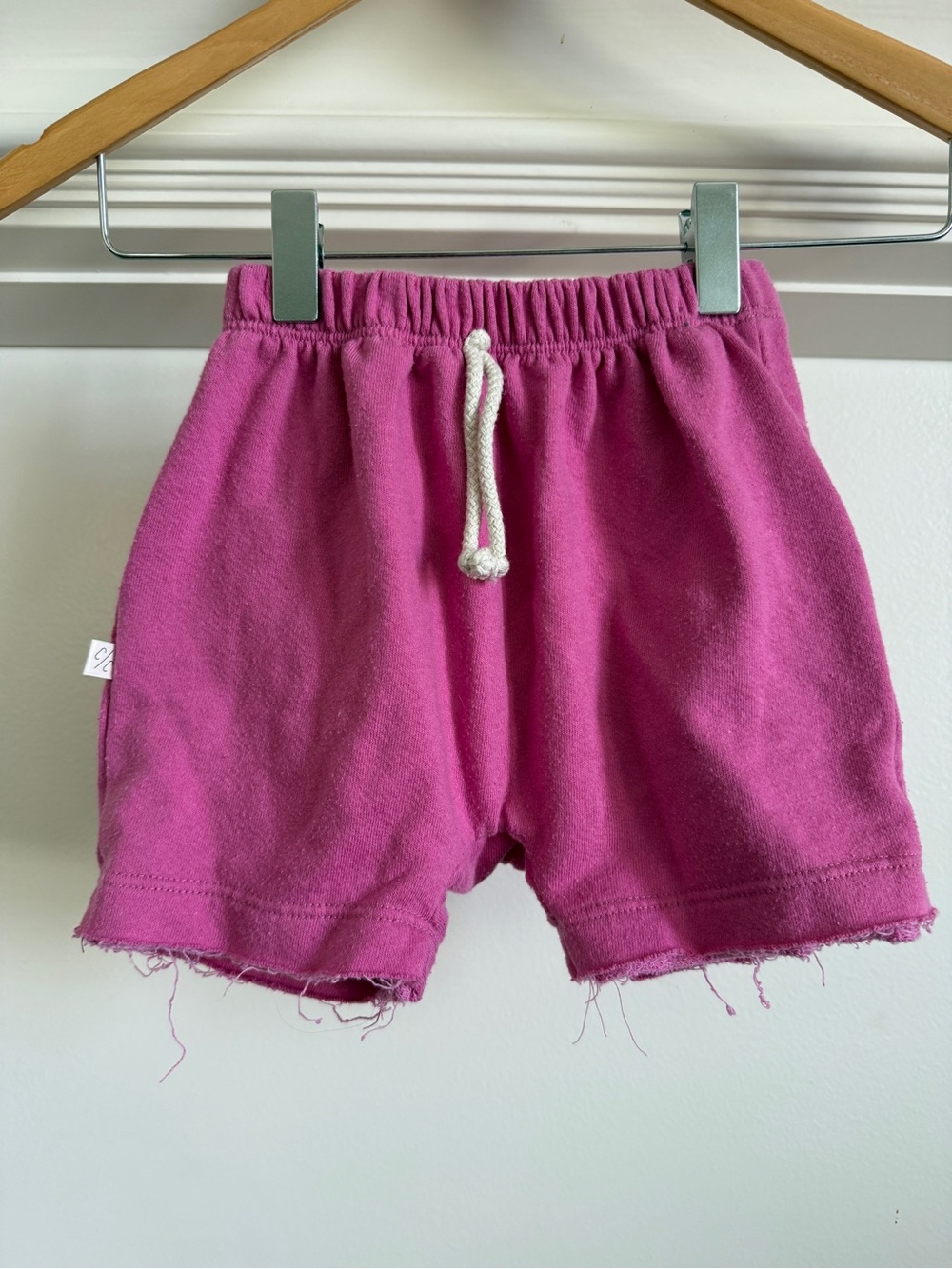 Kids Fuchsia Drawstring Shorts